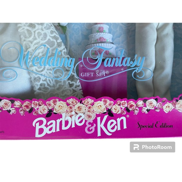 New in Box! Vintage 1996 Barbie and Ken Wedding Fantasy Gift‎ Set - Picture 4 of 6